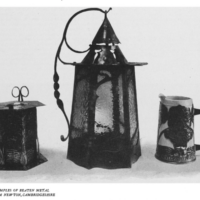 Image 16 - String Box, Lantern and Milk Jug by the Newton School exhibited at the H.A.I.A., 1901, illustrated in The Artist, Vol. 31, No. 259 (Aug 1901); p. 136.
